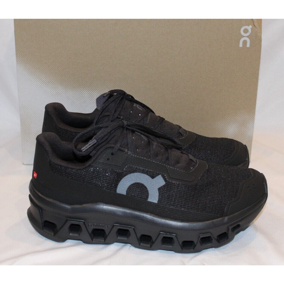 ON CLOUD MEN\'S CLOUDMONSTER VOID RUNNING ATHLETIC SNEAKERS BLACK NIB‎ main image 6